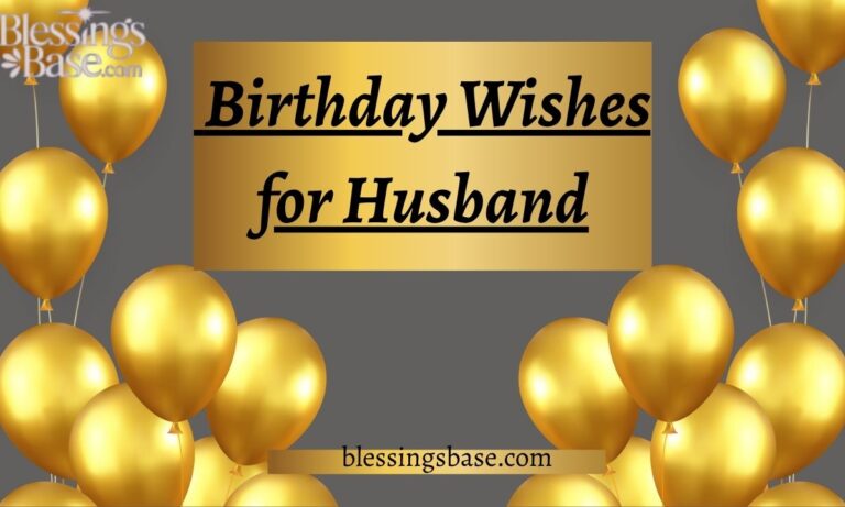 Birthday Wishes for Husband