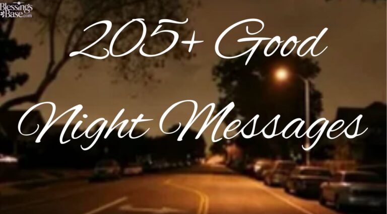 205+ Good Night Messages