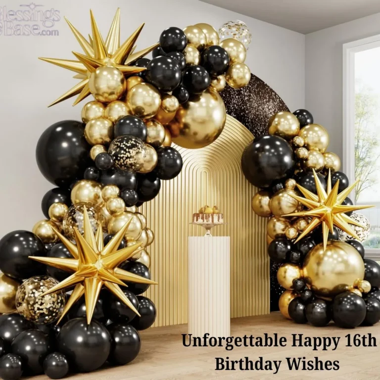 Unforgettable Happy 16th Birthday Wishes