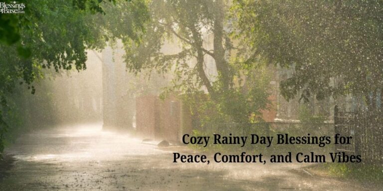 Cozy Rainy Day Blessings for Peace, Comfort, and Calm Vibes