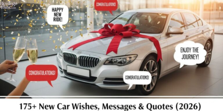 175+ New Car Wishes, Messages & Quotes
