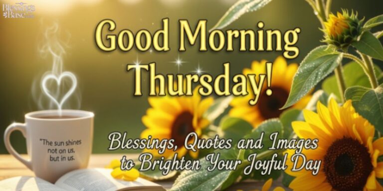 200+ Good Morning Thursday Blessings