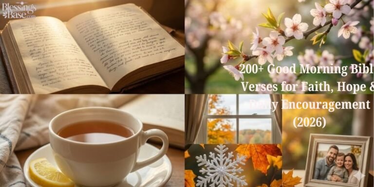 200+ Good Morning Bible Verses