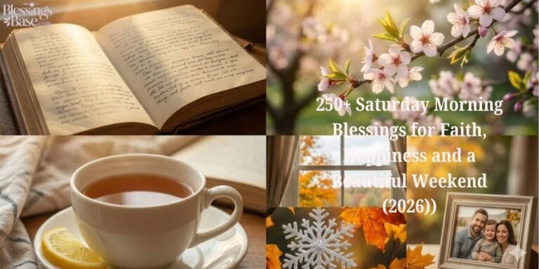 250+ Saturday Morning Blessings