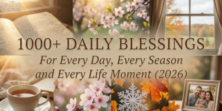 1000+ Daily Blessings for Every Day