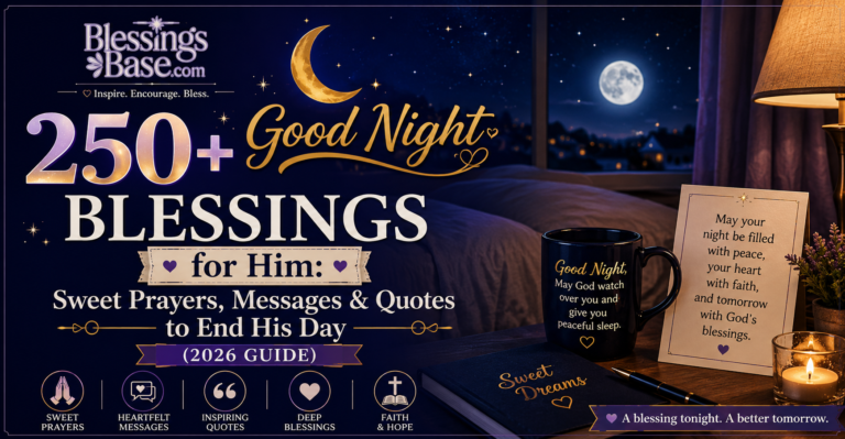 250+ Good Night Blessings for Him
