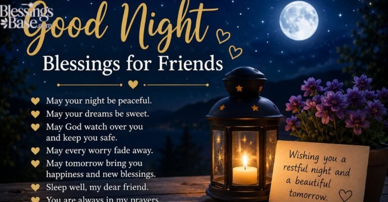 Good Night Blessings for Friends