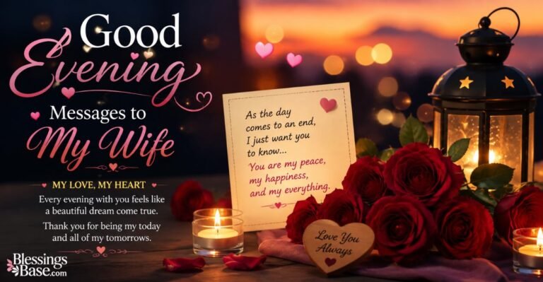 Good Evening Messages to My Wife