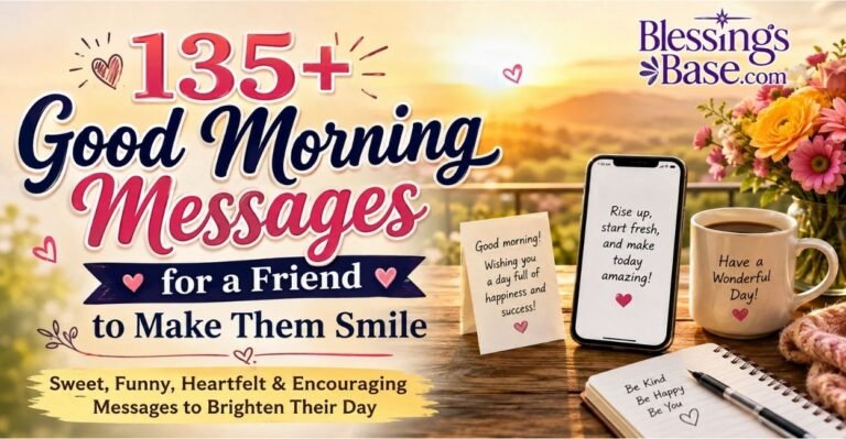 135+ Good Morning Messages for a Friend