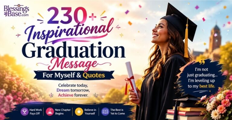 230+ Inspirational Graduation Message
