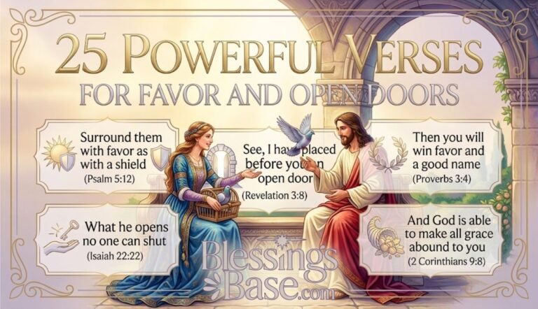 25 Powerful Verses for Favor and Open Doors