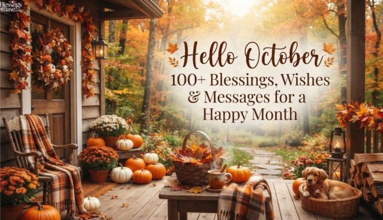 🍂 100+ Hello October Blessings, Wishes & Messages