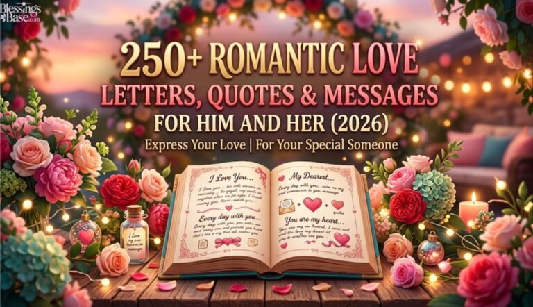 250+ Romantic Love Paragraphs, Letters, Quotes & Messages