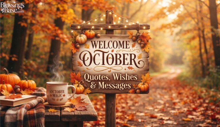 Welcome October Quotes, Wishes & Messages
