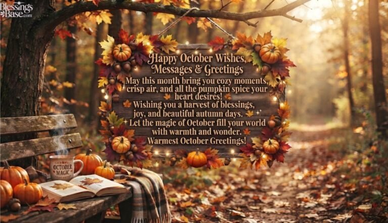 Happy October Wishes, Messages & Greetings