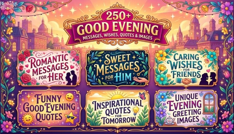 π 250+ Good Evening Messages,