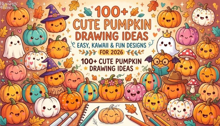 ✏️ 100+ Cute Pumpkin Drawing Ideas: