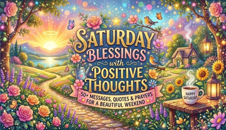 🌟 Saturday Blessings with Positive Thoughts