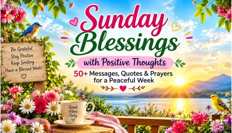 🌞 Sunday Blessings with Positive Thoughts